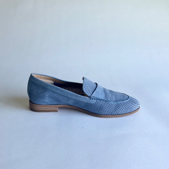 Corso Como Blue Leather Loafers size 8 - Picture 4 of 15